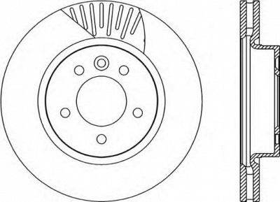 OPEN PARTS bdr225120 -  Тормозной диск